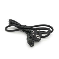 Кабель питания Schuko PC-186 CEE7/7-C13, 1.5M, 0.75mm, OEM (евровилка) Q25/250