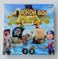 Настольная игра Морской бой. Pirates Gold (Золото пиратов) 3+ (Danko Toys)
