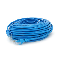 Патч-корд литой RITAR, UTP, RJ45, Cat.5e, 25m, синий, Cu (медь)