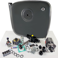 Гідравліка на тягач Renault Рено автомат КПП Volvo (бічний сталевий бак)