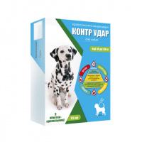 Капли «Контр Удар» для собак (10-20 кг)