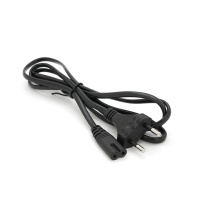 Кабель питания 1.5m, 0.5mm, PC-184/2 CEE7/16-C7 2 pin (для бытовой техники), Black, OEM Q650