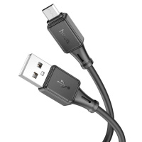 Кабель HOCO X101 Assistant silicone charging data cable Micro Black (6942007604055)
