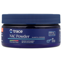 NAC N-ацетил L-цистеїн, 600 мг, смак кавуна, NAC Powder, Trace, 75 гр
