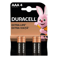 Батарейка Duracell Basic LR3/AAA (4шт) (5000394127326)