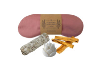 Набір Natural 4 в 1 Пало Санто + Біла Шавлія + Свічка Лотос + Подушка для очей