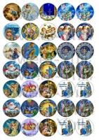 Вафельные картинки на тему: Новый год; Рождество