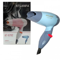 Фен дорожный складной для сушки и укладки волос Hair Dryer Atlanfa AT-6702, 1500 Вт