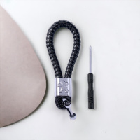 СТИЛЬНЫЙ КОЖАНЫЙ БРЕЛОК С ЛОГОТИПОМ PEUGEOT