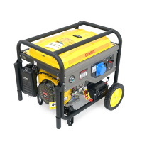 Генератор бензиновый COVAX CV17500LD-E2, 8.5kW, однофазный 220V, 50Hz, DC12V, 20HP, Recoil/Electric Starter, tank 25L, 705x560x570mm, 88kg