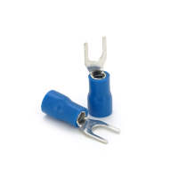 Клемма тип «U» 0.5мм, SV2-4, провод 1.5-2.5, изолированная, максимальный ток 27А, под обжимку, латунь, 100 штук в упаковке, цена за упаковку