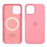 Чехол Full Silicone Case MagSafe для Apple iPhone 12 Pro Max  19 розовый копия