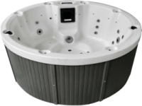 СПА-басейн Aquajoy Lagoon (195х82 см), Сріблясто-білий мармур