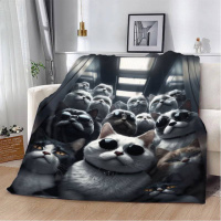 Плед 3D Кошачья Мафия 20222476_A 12333 160х200 см