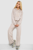 Спортивний костюм жіночий, колір світло-бежевий, 241R2001-11