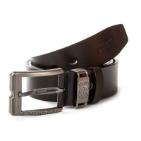 PODIUM Ремень Мужской кожа DS-007 brown