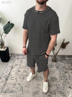 Комплект - чорно-білий - 42-073