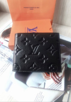 Мужской кожаный кошелек Louis Vuitton black