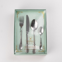 Набір столових приборів на 6 персон, хром