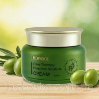 Крем для обличчя з екстрактом оливи Deoproce Olive Therapy Essential Moisture