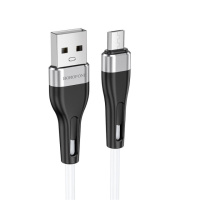 Кабель Borofone BX46 USB to MicroUSB 1m white