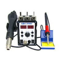 Паяльная станция Aida 898D+ бескомпрессорная, фен, паяльник с нагревательным элементом Hakko