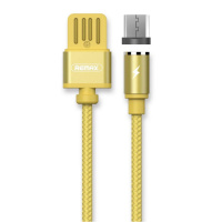 Кабель micro USB 1 м Gravity золотистый Remax RC-095m