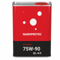 Трансмиссионное масло Nanoprotec 75W-90 GL-4/5 Full Synthetic 1 л