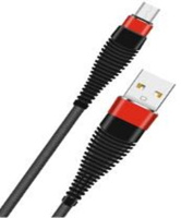 Кабель USB/TYPE-C REDDAX RDX-365 круглий із ТРЕ пластику RED (1 м)