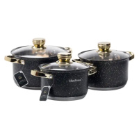 Набор кастрюль из нержавеющей стали 3 штуки с крышкой 5,1/3,9/2,9 л HP33524