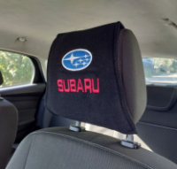 Чохол на підголовник з логотип Subaru 2шт