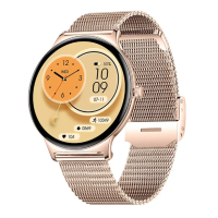 Розумний годинник Modfit Business Pro Gold Mesh з AMOLED дисплеєм та функцією дзвінків (1077-0333)