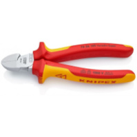 Кусачки бокові (бокорізи), діаметр 4,0мм ,160мм VDE KNIPEX 70 07 160, хромовані