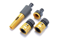 Набор для полива Сила - 1 пистолет x 1 адаптер 1/2« x 3/4» x 2 коннектора 1/2« (4шт) 1 шт.