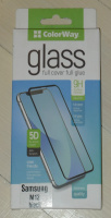 Защитное стекло ColorWay для Samsung Galaxy M12 M127 Black CW-GSFGSGM127-BK