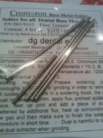 Припой DG DENTAL CROMORON BASE-METAL-SOLDER