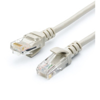Патч-корд Atcom UTP RJ45 Cat.5e 0.5m Сірий (9159) (Код товару:39660)