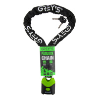 Велозамок Grey's ланцюговий з навісним замком 8*1000мм
