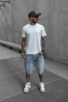 Футболка чоловіча біла (короткий рукав) | 3-995