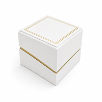 Картонна коробочка для годинника AWARDER White біла подарункова упаковка (SKU: 1000-0412)