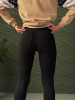 Теплі трикотажні лосини жіночі на хутрі «Boston» оптом 48