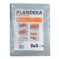 Тент 160г/м2  3мх3м  тарпаулиновый  «PLANDEKA» от снега