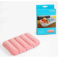 Надувная подушка Intex 68676 DOWNY PILLOW 43 х 28 х 9 см Розовая
