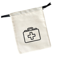 Мешок хлопковый ORGANIZE для лекарств 19х23 см Drugs (светлый)