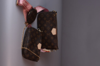 Louis Vuitton multi brown/pink