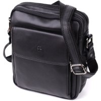 Стильна чоловіча сумка через плече з натуральної шкіри 720882_1 (6047 nero) Чорний