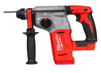 Перфоратор акумуляторний безщітковий SDS-PLUS MILWAUKEE, M18 BLH-0, 2,3Дж (каркас, бічна рукоять, обмежувач глибини, картонне па