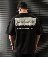 Футболка з дтф принтом чоловіча жіноча оверсайз