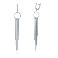 Серебряные серьги CatalogSilver без камней (2036371)