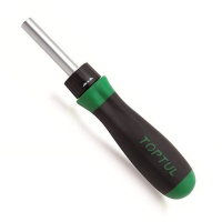Трещоточная отвертка-битодержатель TOPTUL 1/4« с магнитом FTEA0806